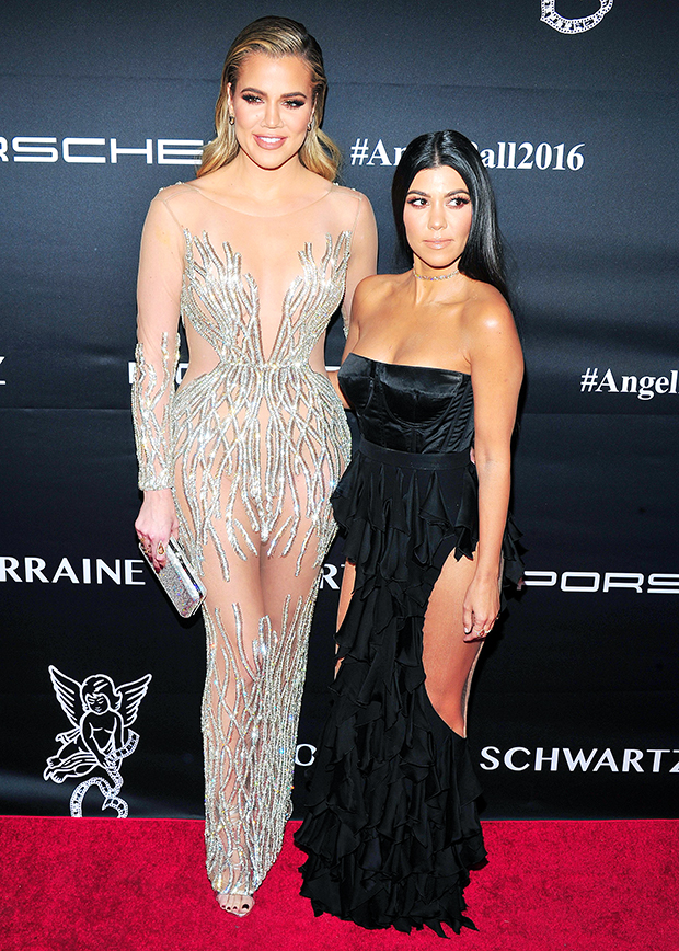 Khloe and Kourtney Kardashian