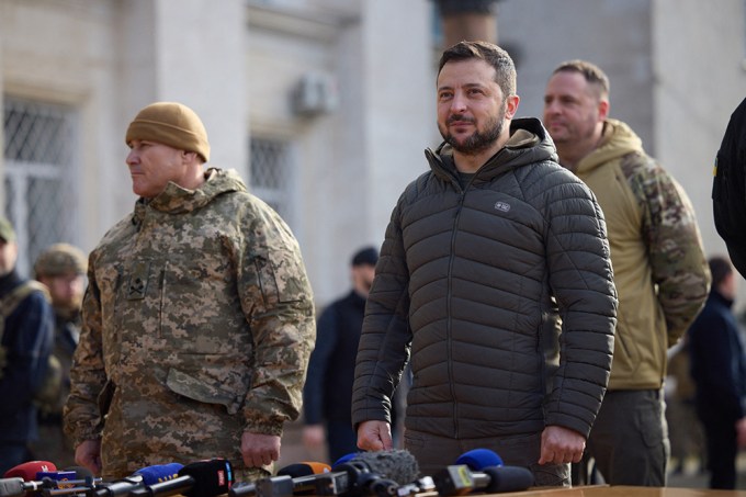 Volodymyr Zelenskyy In Kherson