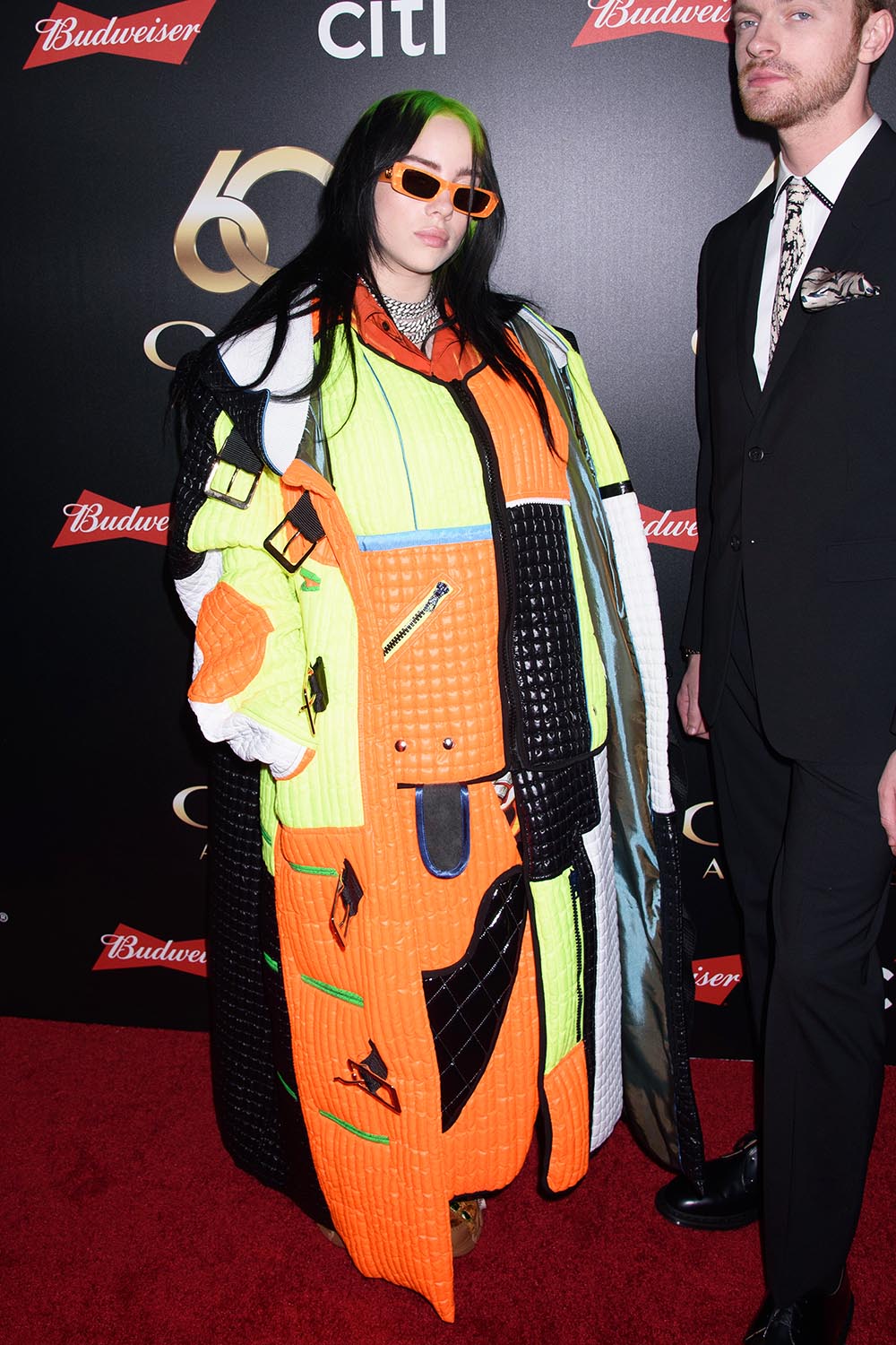 Billie Eilish Attends 60th Annual Clio Awards Hammerstein Ballroom. 25 Sep 2019 Pictured: Billie Eilish. Photo credit: RCF / MEGA TheMegaAgency.com +1 888 505 6342 (Mega Agency TagID: MEGA513313_006.jpg) [Photo via Mega Agency]