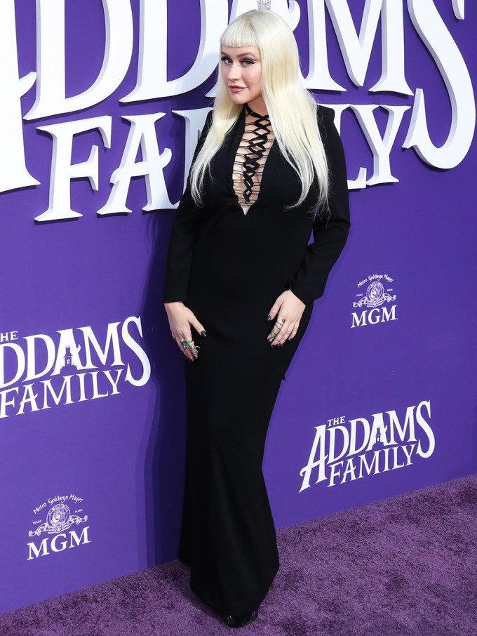 Christina Aguilera at the World Premiere Of MGM’s ‘The Addams Family’