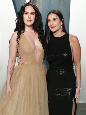 Rumer Willis and Demi Moore