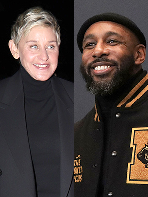 Ellen DeGeneres and Stephen tWitch Boss