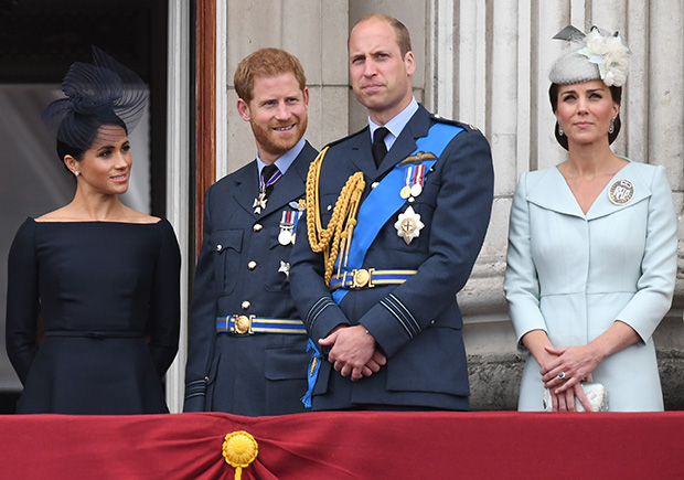 Meghan Markle, Prince Harry, Prince William, Kate Middleton