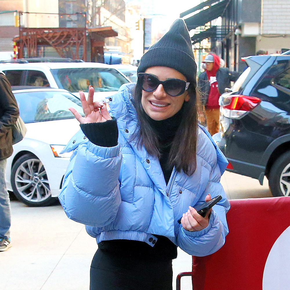 Lea Michele arrives at the August Wilson Theater for her matinee performance of 'Funny Girl' in New York City. Lea is bringing in record ticket sales and broke the highest gross for sales at the the August Wilson Theater.

Pictured: Lea Michele
Ref: SPL5511113 211222 NON-EXCLUSIVE
Picture by: Christopher Peterson / SplashNews.com

Splash News and Pictures
USA: +1 310-525-5808
London: +44 (0)20 8126 1009
Berlin: +49 175 3764 166
photodesk@splashnews.com

World Rights