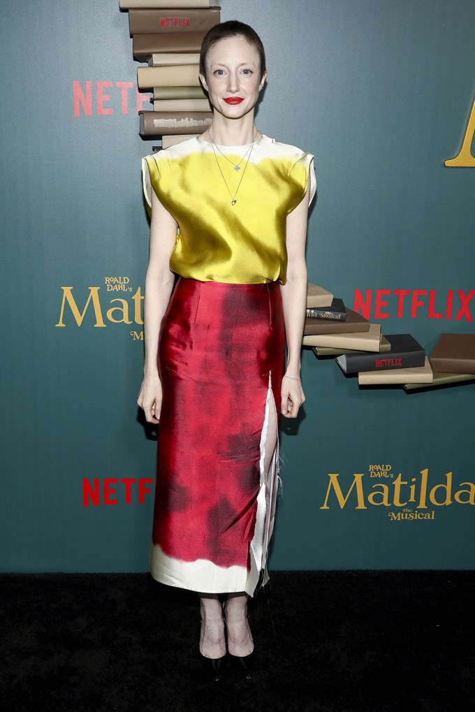 Andrea Riseborough At ‘Matilda the Musical’ Screening