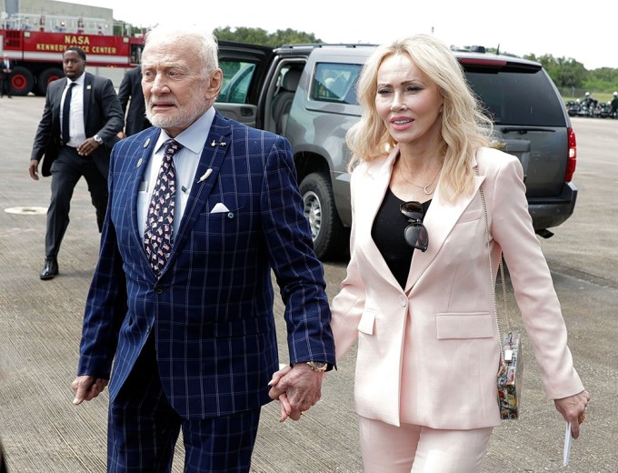 Buzz Aldrin & Anca Faur At Kennedy Space Center