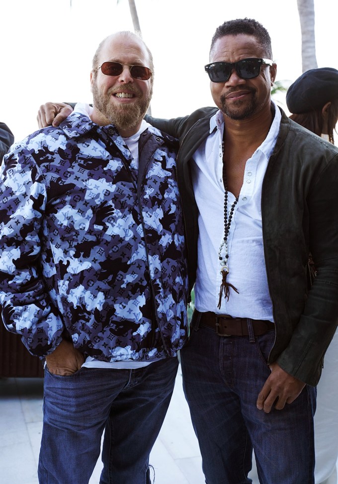 Gil Dezer and Cuba Gooding Jr. 