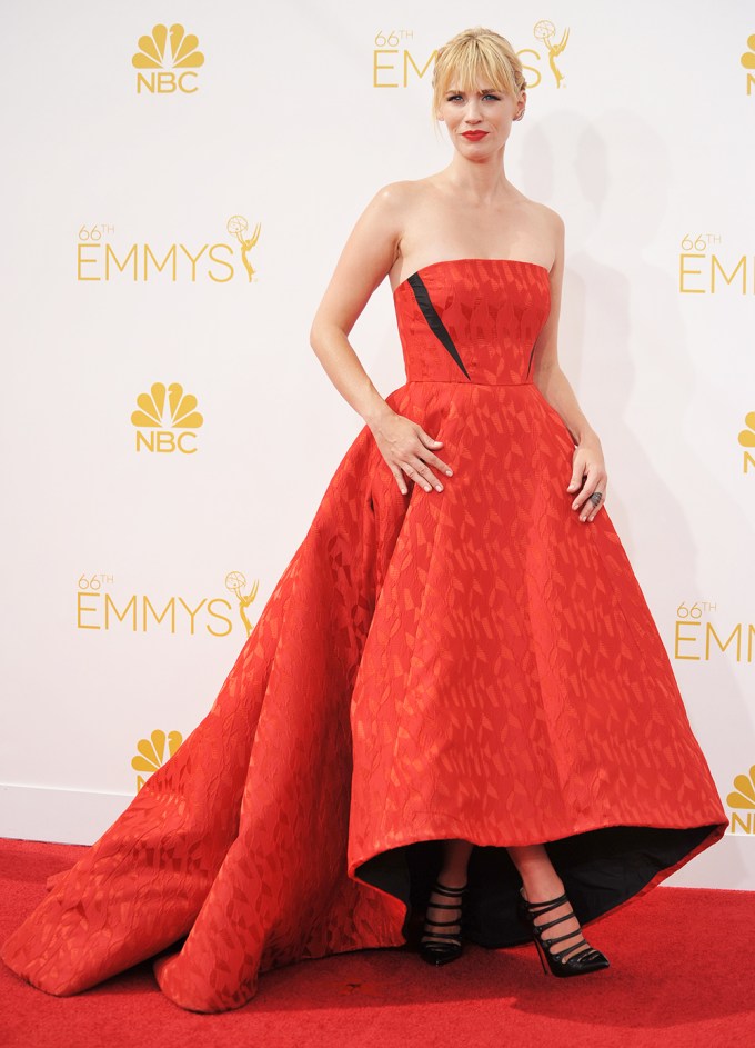 January Jones at the 2014 Emmys