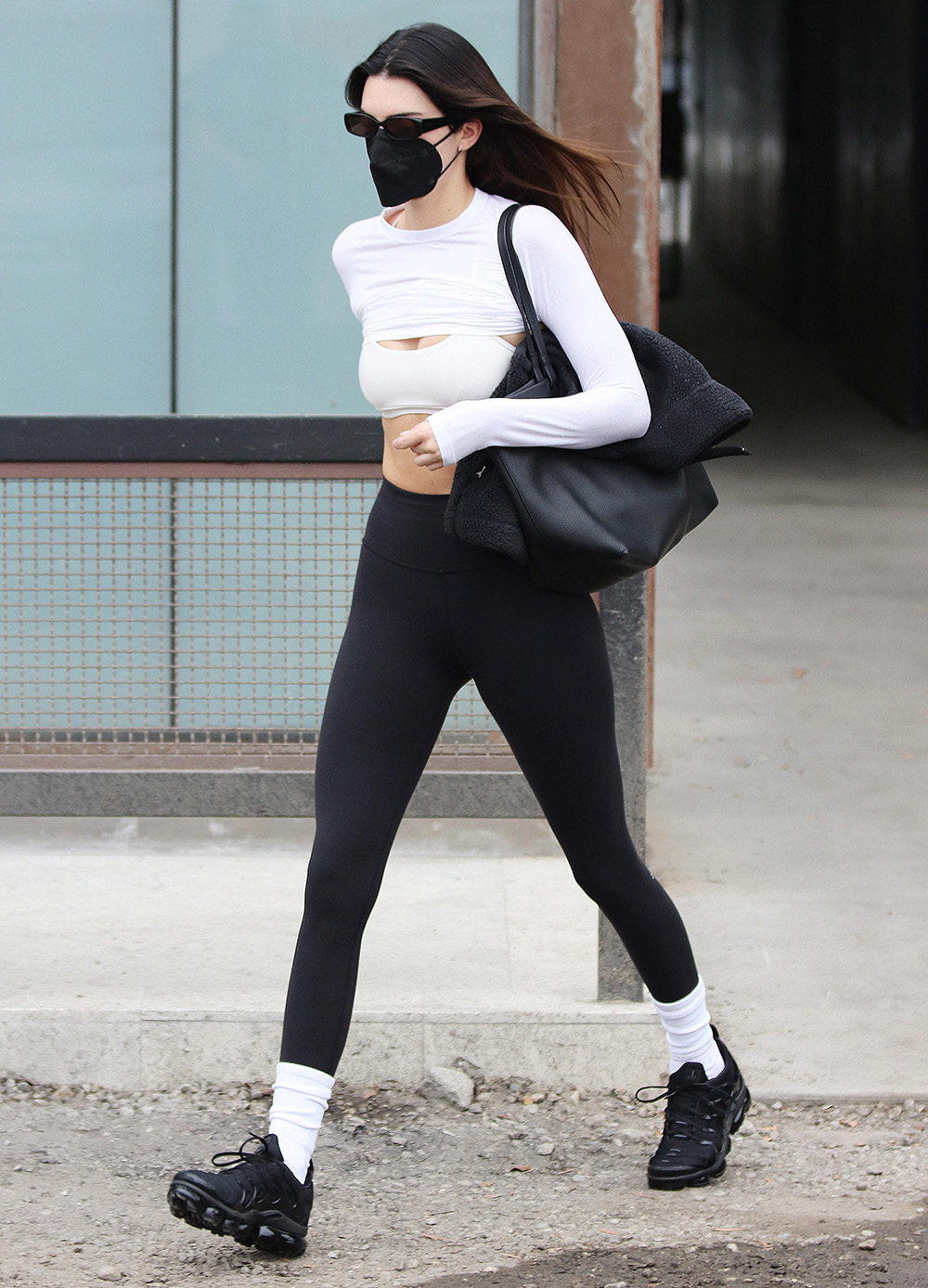 Kendall Jenner leaving the gym in Los Angeles