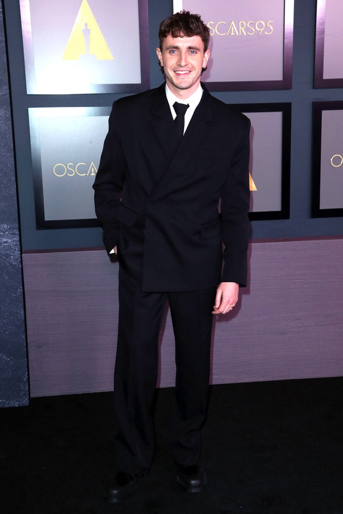 Paul Mescal at the 2022 Governors Awards