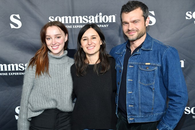 Phoebe Dynevor, Chloe Domont and Alden Ehrenreich