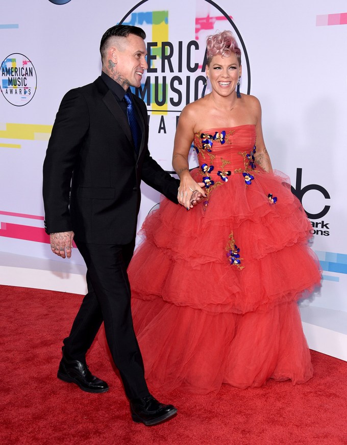 Pink & Carey Hart at the 2017 AMAs