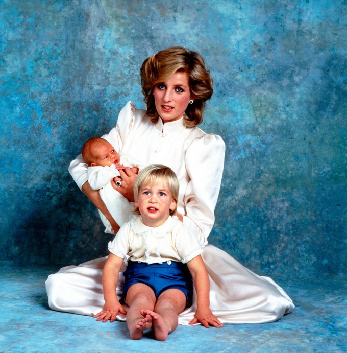 Princess Diana & Kids in 1984