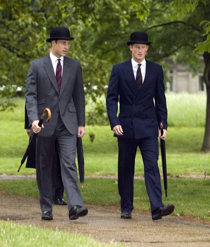 Prince Harry & Prince William in 2007