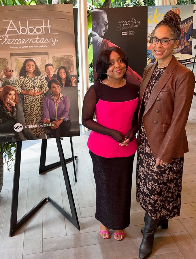 Quinta Brunson And Channing Dungey At The Annual American Film institute Awards Luncheon