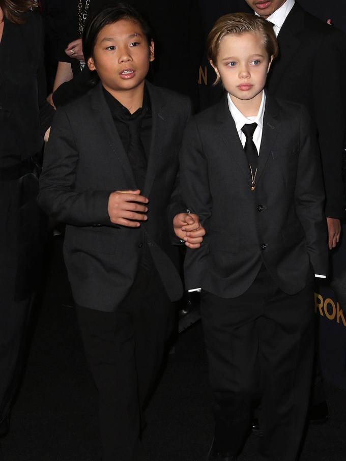 Shiloh & Pax at the Premiere of ‘Unbroken’