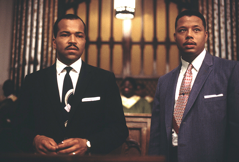 BOYCOTT, (l to r): Jeffrey Wright & Terrence Howard. 2001.