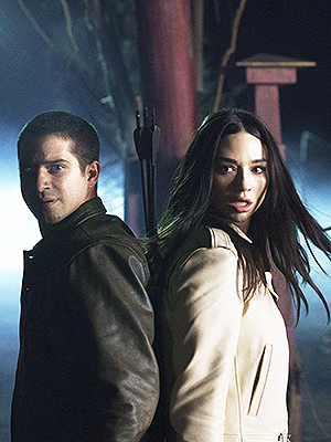 TEEN WOLF: THE MOVIE -- Tyler Posey as Scott McCall as Crystal Reed as Allison Argent in TEEN WOLF: THE MOVIE streaming on Paramount+. Photo: Curtis Bonds Baker/MTV Entertainment ©2022 PARAMOUNT GLOBAL. All Rights Reserved.