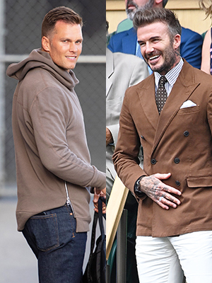 Tom Brady David Beckham