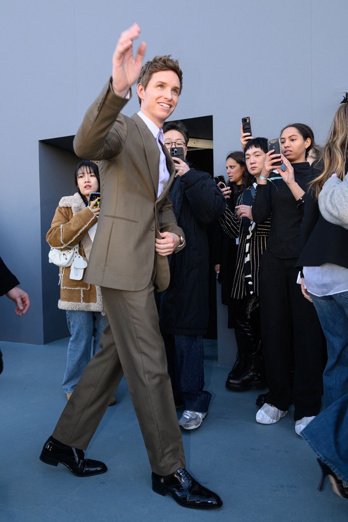 Eddie Redmayne At Dior