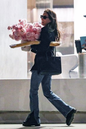 Los Angeles, CA  - *EXCLUSIVE*  - Brad Pitt's girlfriend Ines De Ramon receives flowers at her work office and looks happy as she heads out from work carrying the bouquet on Valentines day!

Pictured: Ines De Ramon brad pitt

BACKGRID USA 14 FEBRUARY 2023 

BYLINE MUST READ: BACKGRID

USA: +1 310 798 9111 / usasales@backgrid.com

UK: +44 208 344 2007 / uksales@backgrid.com

*UK Clients - Pictures Containing Children
Please Pixelate Face Prior To Publication*