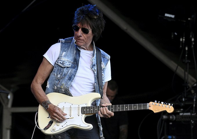 Jeff Beck in sunglasses