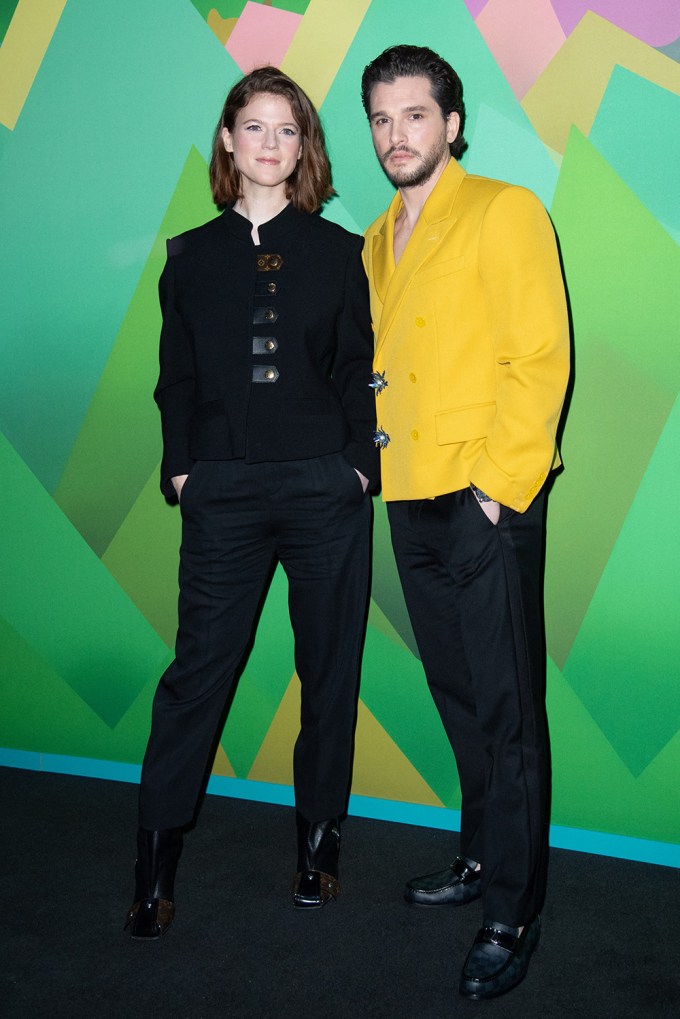 Rose Leslie & Kit Harrington At Louis Vuitton