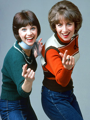 Penny Marshall and Cindy Williams