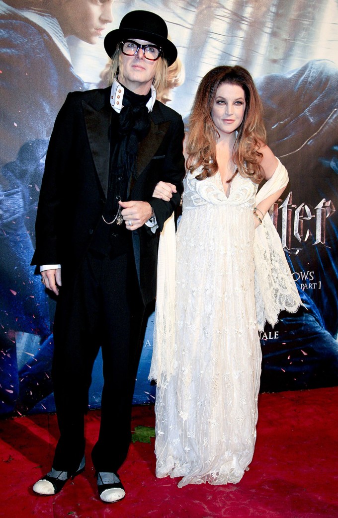 Lisa Marie Presley & Michael Lockwood in 2010