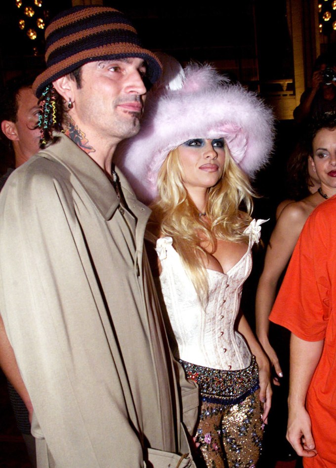 Pam & Tommy at the 1999 MTV VMAs