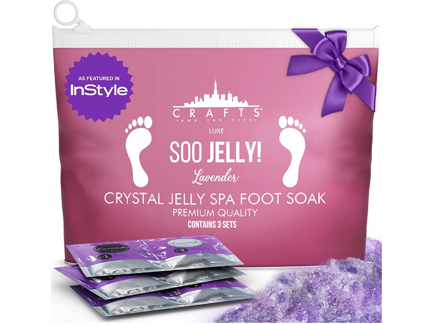 Jelly Pedicure Packs (Lavender)