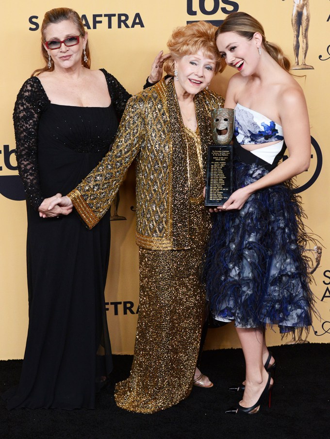 Debbie Reynolds, Carrie Fisher & Billie Lourd