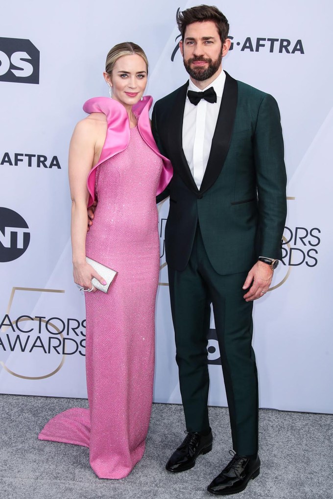 Emily Blunt & John Krasinski at the 2019 SAG Awards