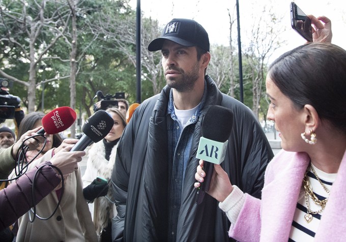 Gerard Pique At Court