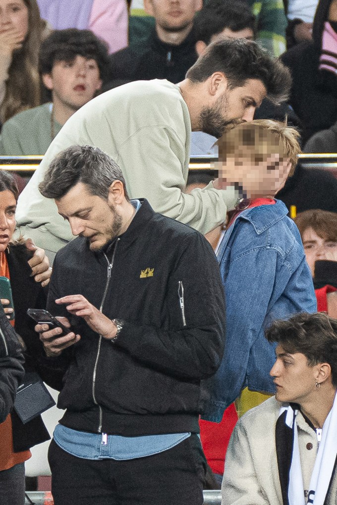 Gerard Pique with his son Sasha