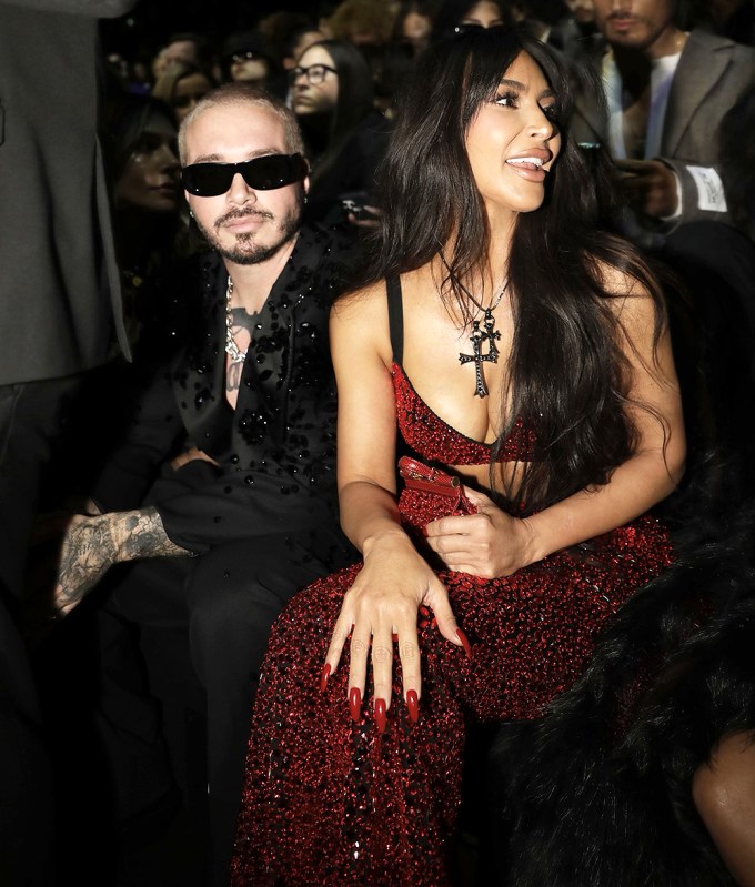 J Balvin & Kim Kardashian