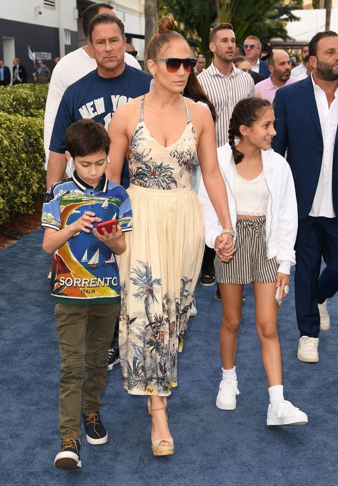 Jennifer Lopez & Kids in 2020