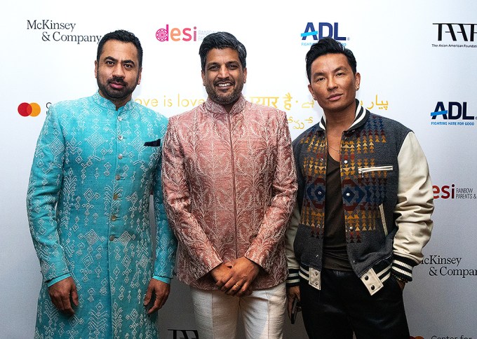 Kal Penn, Maneesh K. Goyal, and Prabal Gurung