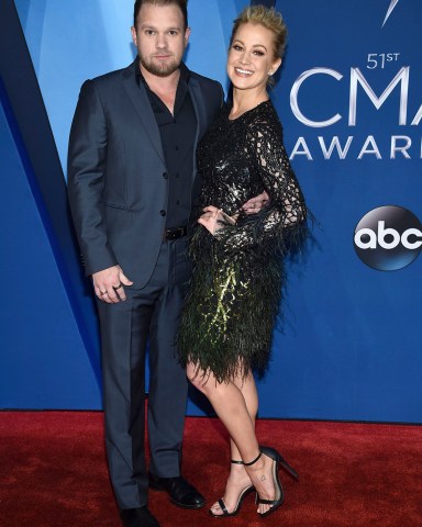 Kellie Pickler, Kyle Jacobs. Kellie Pickler, right, and Kyle Jacobs arrive at the 51st annual CMA Awards, in Nashville, Tenn51st Annual CMA Awards - Arrivals, Nashville, USA - 08 Nov 2017