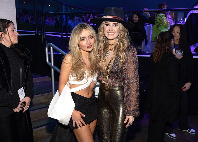 Lainey Wilson and Sabrina Carpenter