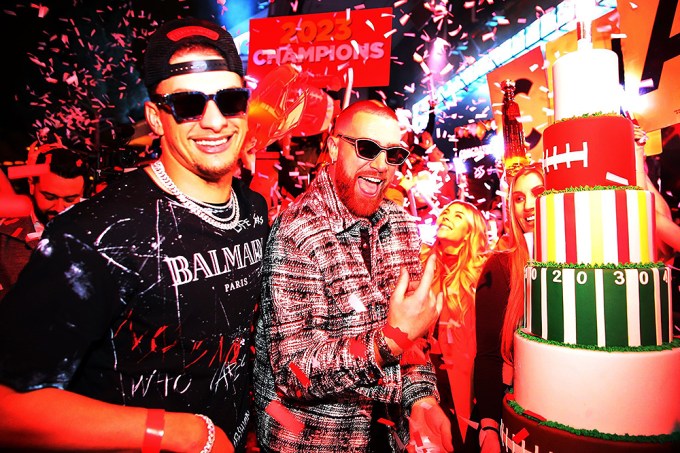 Kansas City Chiefs Celebrate SB Win At XS Nightclub at Wynn Las Vegas