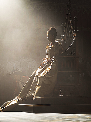Queen Charlotte: A Bridgerton Story. India Amarteifio as Young Queen Charlotte in episode 103 of Queen Charlotte: A Bridgerton Story. Cr. Liam Daniel/Netflix © 2023