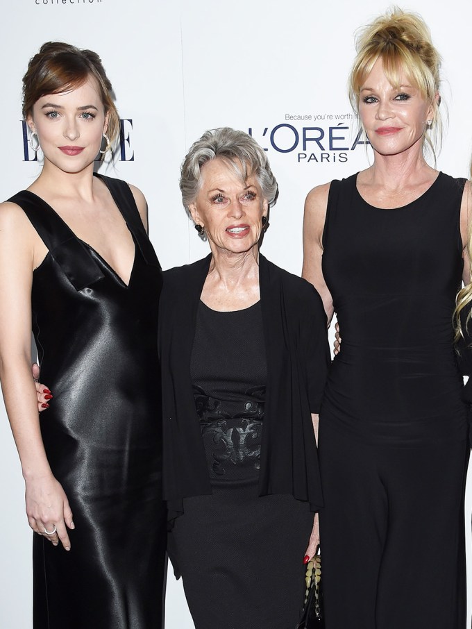 Tippi Hedren, Melanie Griffith & Dakota Johnson