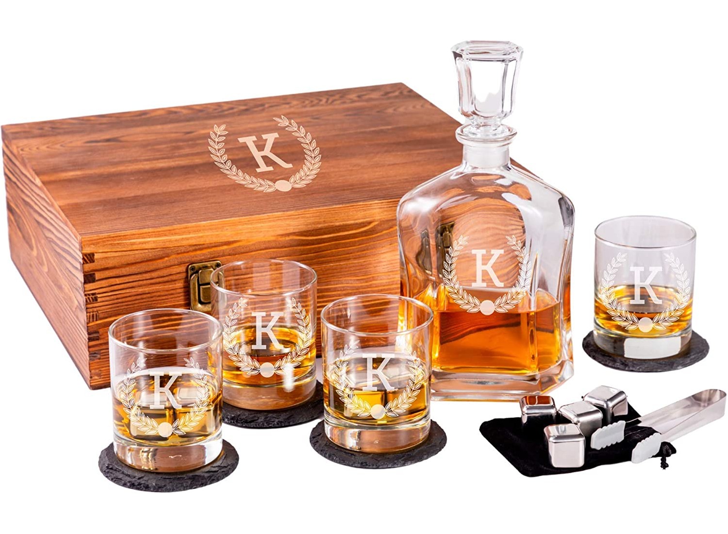 Personalized Whiskey Decanter Set