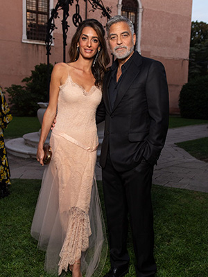 Amal and George Clooney