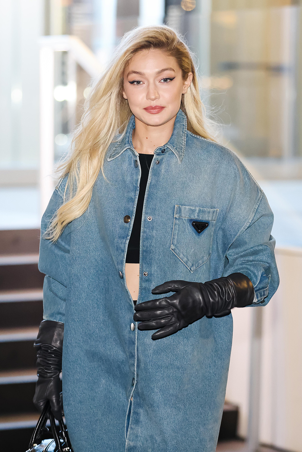 Gigi Hadid is seen during the Milan Women's Fashion Week Fall Winter 2023/2024 on February 23, 2023 in Milan, ItalyGigi Hadid Celebrity Sightings In Milan, Italy - 23 Feb 2023