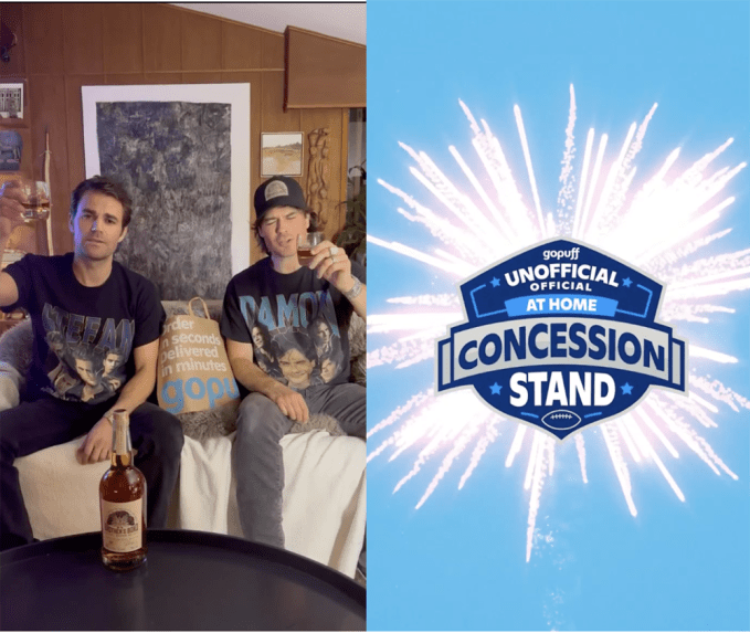 Ian Somerhalder and Paul Wesley Star in Hilarious Gopuff Super Bowl Spoof