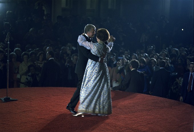 Jimmy & Rosalynn Carter Dance at Inaugural Ball