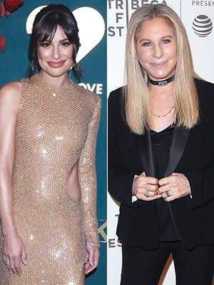 lea michele barbra streisand