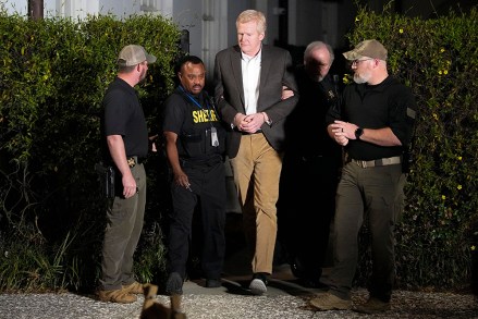 Alex Murdaugh, center, is led out of Colleton County Courthouse by sheriff's deputies after being convicted, in Walterboro, S.C. Murdaugh was found guilty Thursday on two counts of murder in the shooting deaths in June 2021 of his wife and son
Murdaugh Killings, Walterboro, United States - 02 Mar 2023